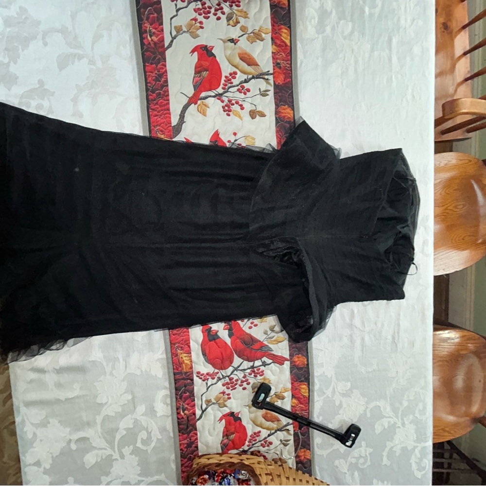 Adrianna Papell Black Strapless Gown - Picture 8 of 15